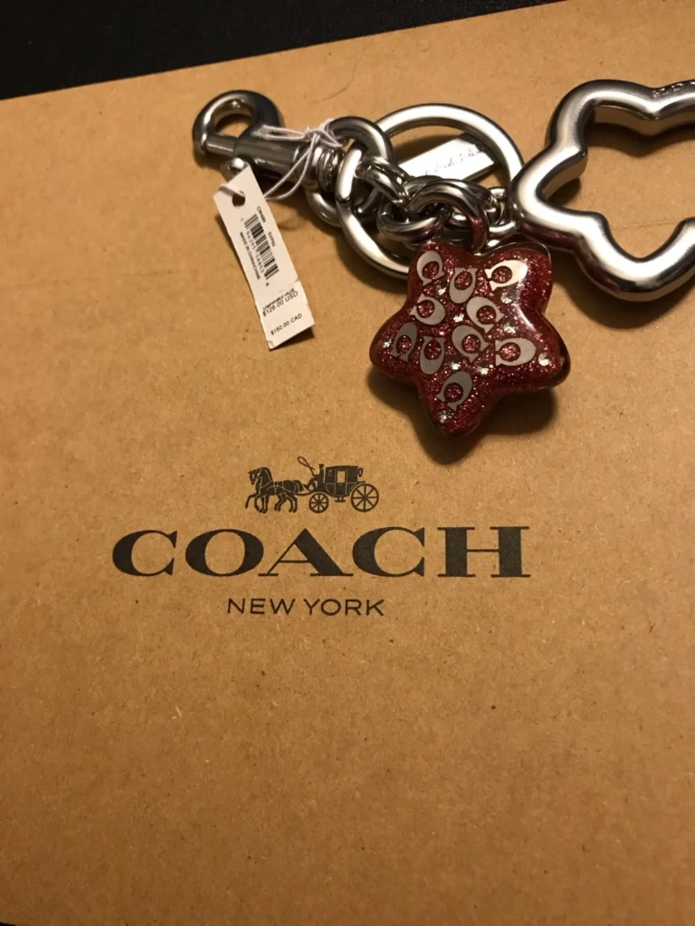 COACH Key Chain/Purse Charm NWT 😍 - Picture 2 of 4